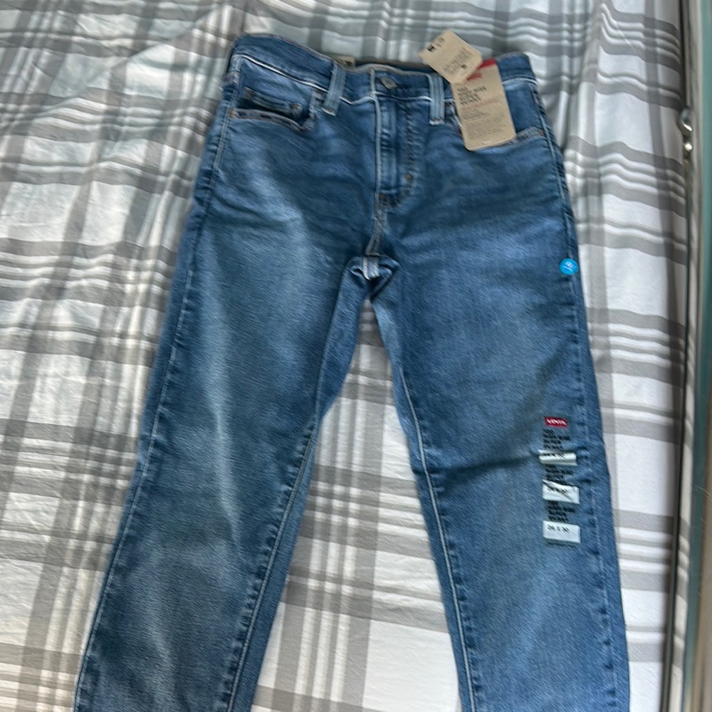 Levi's Slim Straight Blue Jeans Classic Fit